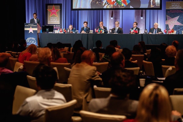 Dr. Parsa Mohebi lecturing at World congress meeting 2018