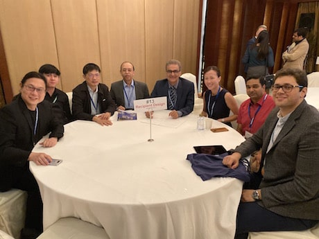 Dr. Mohebi and other doctors at world congress meeting